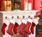 Christmas Stocking Holders for Mantle Set of 6,Upgrade Non-Slip Fireplace Stocking Holder,Lightweight Metal Stocking Hangers for Mantle,Stocking Hooks for Christmas Party Decoration (Gold)